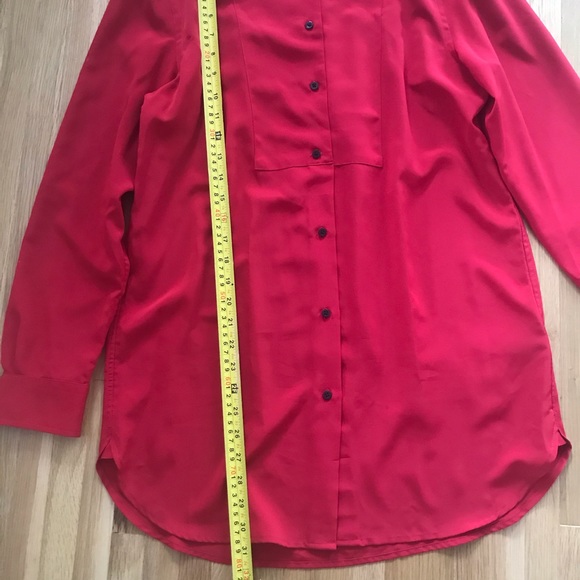 Ralph Lauren Shirt dress , bright red color , - Picture 5 of 7